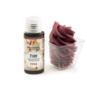 צבע מאכל ג'ל -בורדו