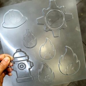 תבנית יציקה לשוקולד אלמנטים סמי הכבאי