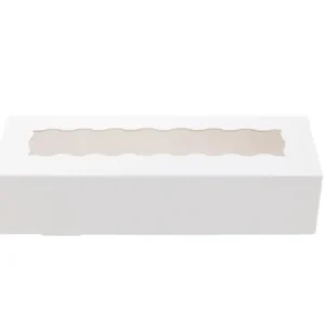 קופסה לאינגלש קייק | לבן |30X10X8 ס"מ