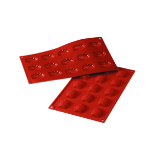 תבנית סיליקון מיני מדלן 15 שקעים סיליקומרט