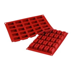 Silikomart   תבנית סיליקון מלבן 25 שקעים