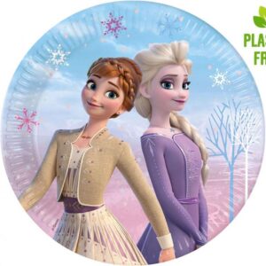 צלחות נייר פרוזן 8 יח' בינוני (GD)