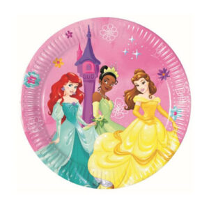צלחות נייר נסיכות דיסני 8 יח' קטן (GD)