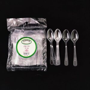 מיני כפית שקוף מחטף 50 יח' בחבילה