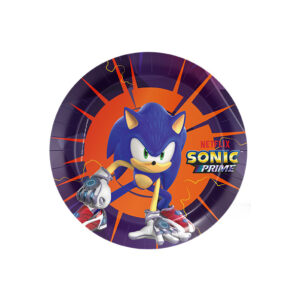 צלחות סוניק קטנות 8 י"ח