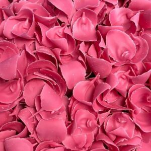 קישוט שוקולד- עלי ורדים