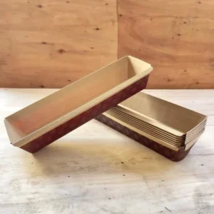 תבניות קרטון  אינגלש קייק חום 10יח'