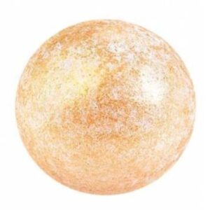 קישוט כדור זהב פנינה 12 יח