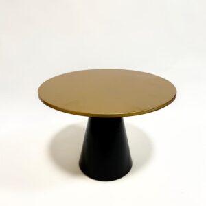 מעמד לעוגה מתכת שחור זהב 22*30 ס"מ